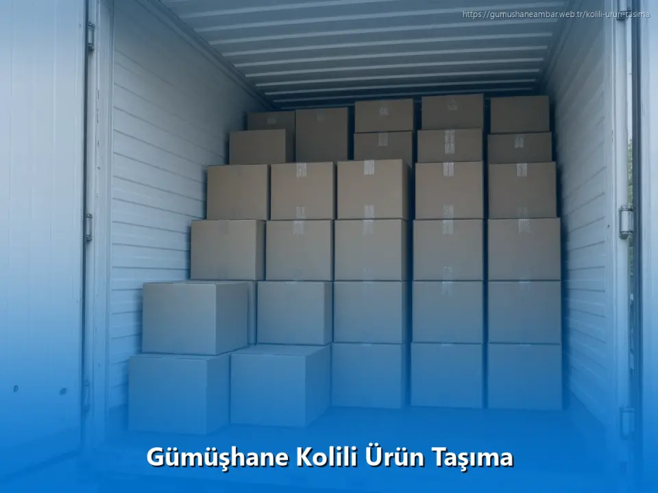 Gümüşhane Kolili Ürün Taşıma